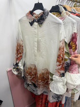 Load image into Gallery viewer, Black Italian ruffle shirt
