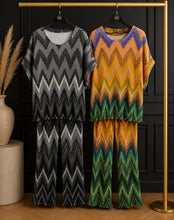 Load image into Gallery viewer, Crinkle zigzag co ord sale
