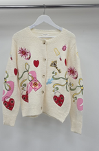 Load image into Gallery viewer, Funky graphic cardigan
