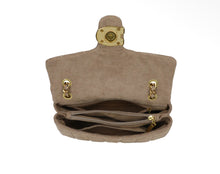 Load image into Gallery viewer, Gold detailed shoulder cross body bag
