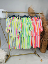 Load image into Gallery viewer, Cheesecloth Bardot neon co ord
