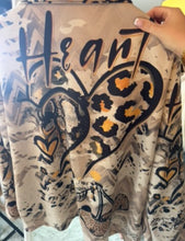 Load image into Gallery viewer, Heart funky suede open jacket
