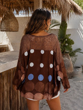 Load image into Gallery viewer, Polka chocolate blouse
