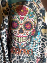 Load image into Gallery viewer, Skull heart waterfall waistcoat
