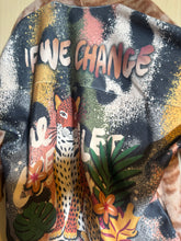 Load image into Gallery viewer, Leopard fuzzy fleece jacket funky print
