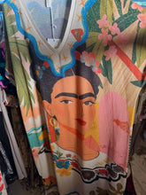 Load image into Gallery viewer, Freda tiger heart maxi lurex dress
