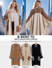 Load image into Gallery viewer, Soft knit leopard cardigans
