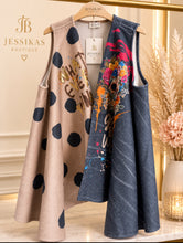 Load image into Gallery viewer, Polka skull waterfall waistcoat
