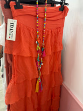 Load image into Gallery viewer, Rainbow boho long necklace
