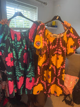 Load image into Gallery viewer, Printed Bardot midi dress
