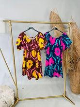Load image into Gallery viewer, Printed Bardot midi dress
