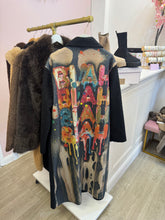 Load image into Gallery viewer, Black borg teddy funky coat
