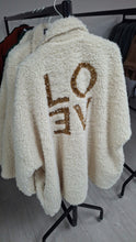 Load image into Gallery viewer, Love soft fluffy jacket
