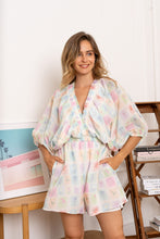 Load image into Gallery viewer, Printed batwing playsuit
